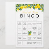 Lemon Finde die Gast-Bingo-Brautparty-Spielkarte (Vorne/Hinten)
