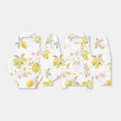 Lemon Floral 1. Geburtstag Geschenkschachtel (Ungefaltet)