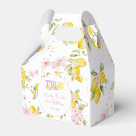 Lemon Floral Birthday Geschenkschachtel