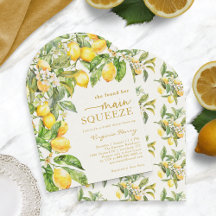 Lemon Floral Brautparty