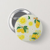 Lemon Floral Button (Vorne & Hinten)
