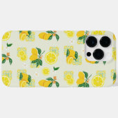 Lemon Floral Case-Mate iPhone Hülle (Rückseite (Horizontal))