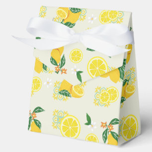 Lemon Floral Geschenkschachtel
