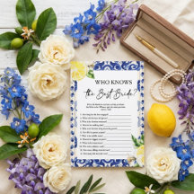 Lemon Floral Mediterranes Brautparty