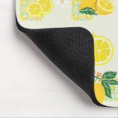 Lemon Floral Mousepad (Ecke)