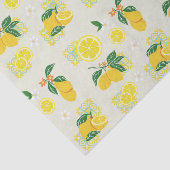 Lemon Floral Seidenpapier (Ausschnitt)