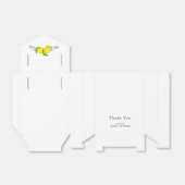 Lemon Floral White Simple Baby Dusche Geschenkboxe Geschenkschachtel (Ungefaltet)