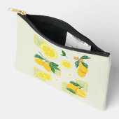 Lemon Floral Zubehörtasche (Offen)