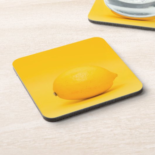 Lemon Foto Getränkeuntersetzer (Linke Seite)