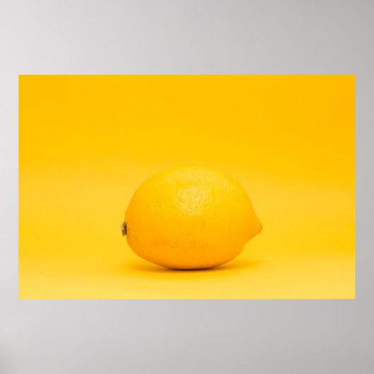 Lemon Foto Niedlich Design. Jetzt kaufen! Poster (Vorne)