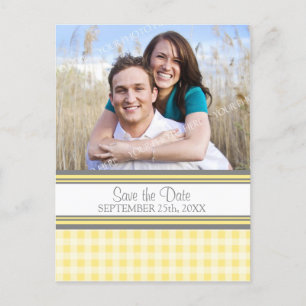 Lemon Foto Save the Date Hochzeitskarten Ankündigungspostkarte