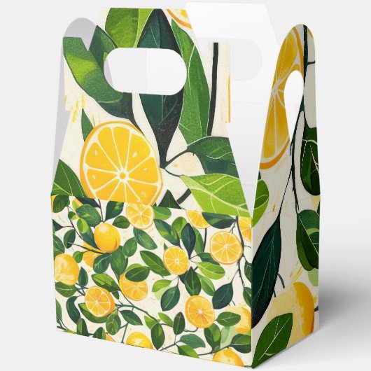 "Lemon Fox Geschenkboxen" Geschenkschachtel (Offen)