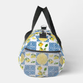 Lemon French Country Tile Elegant Modern Pattern Duffle Bag (Rechts)