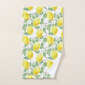 LEMON FRESH FRUIT PATTERN BADHANDTUCH SET (Handtuch)