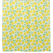 LEMON FRESH FRUIT PATTERN DUSCHVORHANG (Vorderseite)