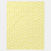 LEMON FRESH FRUIT PATTERN FLEECEDECKE (Vorderseite)