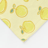 LEMON FRESH FRUIT PATTERN FLEECEDECKE (Ecke)