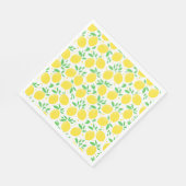 LEMON FRESH FRUIT PATTERN NAPKIN SERVIETTE (Ecke)