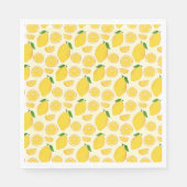 LEMON FRESH FRUIT PATTERN NAPKIN SERVIETTE (Vorderseite)