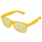 LEMON FRESH FRUIT PATTERN PARTYBRILLE (Schrägansicht)
