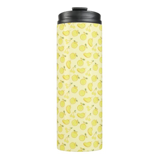 LEMON FRESH FRUIT PATTERN THERMOSBECHER (Vorderseite)