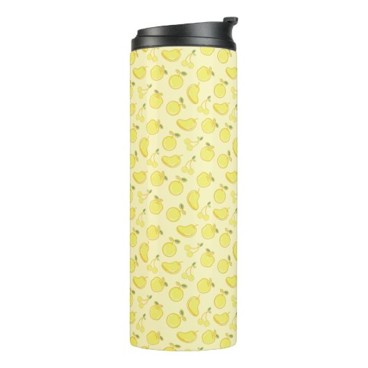 LEMON FRESH FRUIT PATTERN THERMOSBECHER (Nach links gedreht)