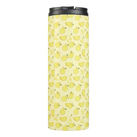 LEMON FRESH FRUIT PATTERN THERMOSBECHER (Rückseite)