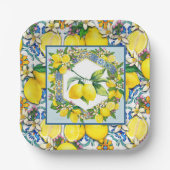 Lemon Fresh Pappteller (Vorderseite)