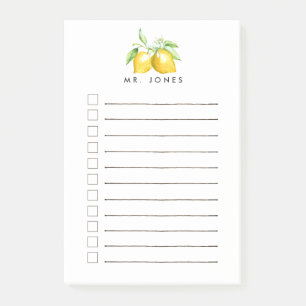 Lemon Fresh Personalisiert zu tun Post-it Klebezettel