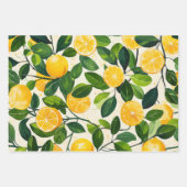 Lemon Fresh Wrapping Paper" Geschenkpapier Set (Vorderseite 2)