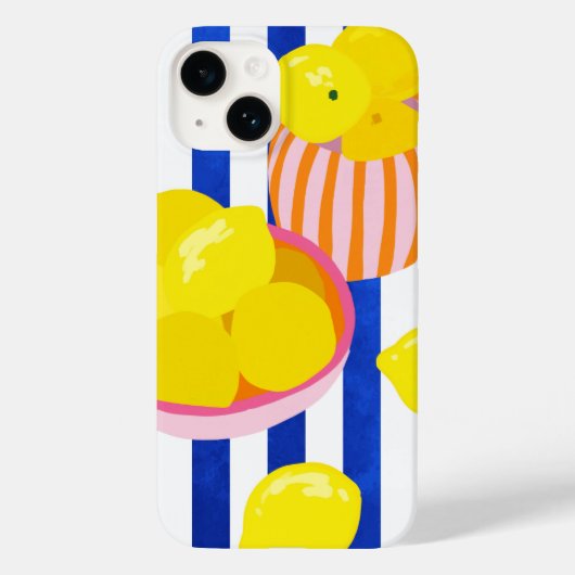 Lemon Freshness Case-Mate iPhone Hülle (Rückseite)