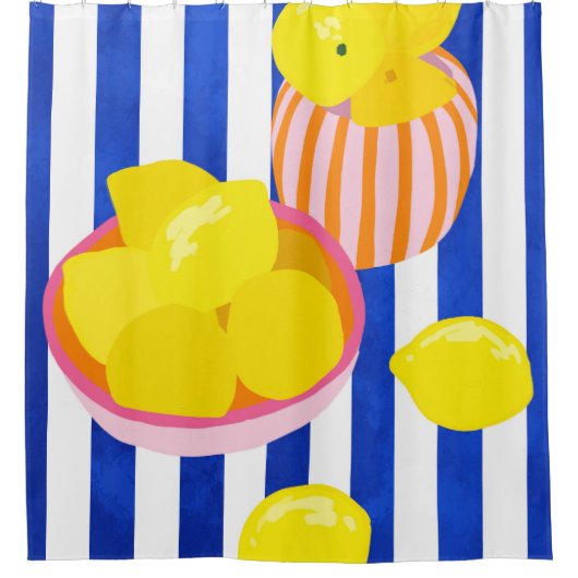 Lemon Freshness Duschvorhang (Vorderseite)