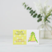 Lemon Frost Designer Cake Business Card Visitenkarte (Stehend Vorderseite)