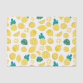 Lemon Frucht Muster Dekoupage Tissue Seidenpapier (Vorderseite)
