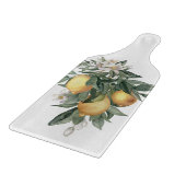 Lemon Fruchtdekorative Glasschneidplatte Schneidebrett (Ecke)