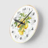 Lemon & Fruchtküche Wall Clock 3 Runde Wanduhr (Winkel)