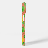 Lemon Fruchtmuster gelb pfirsichrosa Case-Mate iPhone Hülle (Rückseite / Rechts)