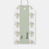 Lemon Fruit Gift Tags Geschenkanhänger (Rückseite)