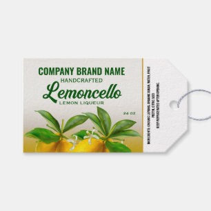 Lemon Fruit Lemoncello Geschenkanhänger
