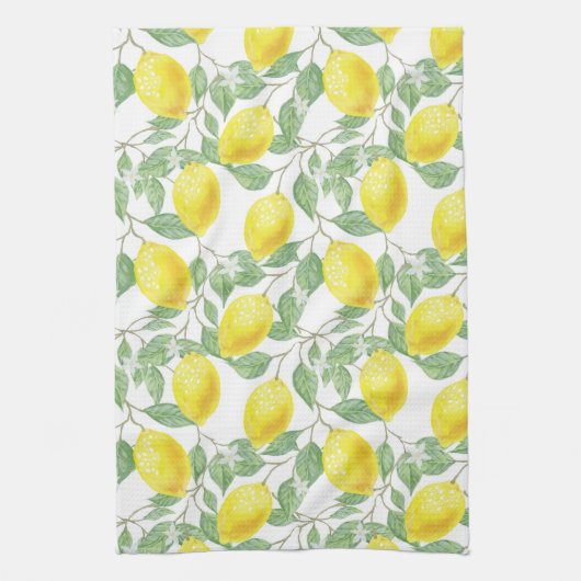 LEMON FRUIT PATTERN BATH TOWEL SET GESCHIRRTUCH (Vertikal)
