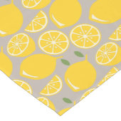 Lemon Fruit Pattern Großer Tischläufer (Ecke)