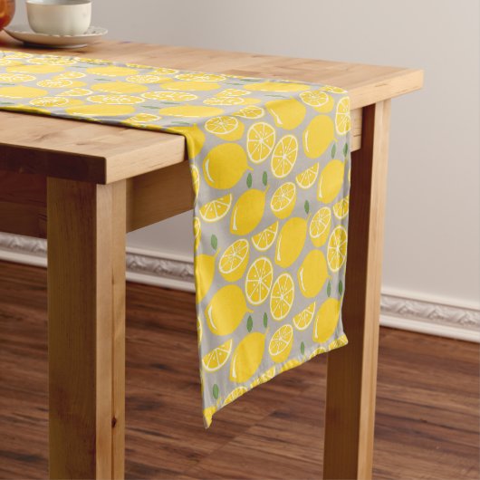 Lemon Fruit Pattern Großer Tischläufer (Beispiel)