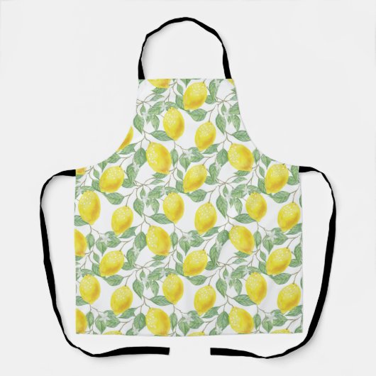 LEMON FRUIT PATTERN SCHÜRZE (Vorderseite)