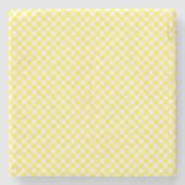 Lemon Fruit Pattern Steinuntersetzer (Vorderseite)