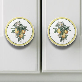 Lemon Fruit Round  Keramikknauf