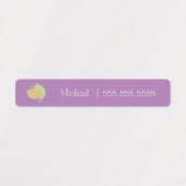 Lemon Fruit School Class Lunch Name Number Labels Etiketten (Design 1)