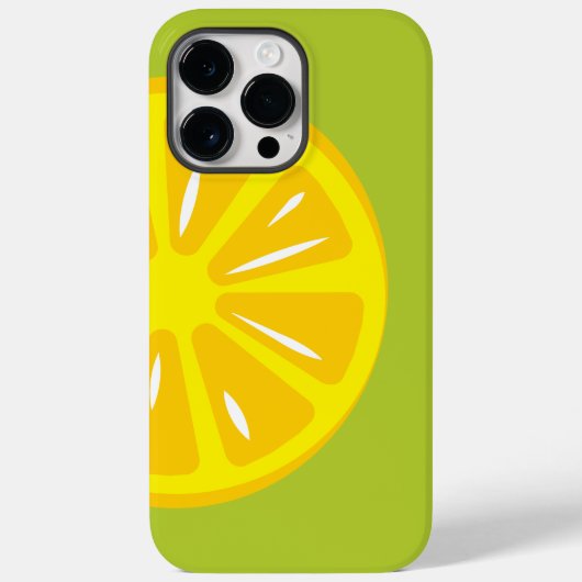 Lemon Fruit Simple Green Modern Illustration Case-Mate iPhone Hülle (Rückseite)