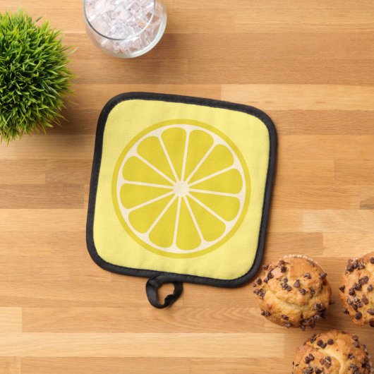 Lemon Fruit Slice Topflappen (Oben Unten)