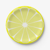 Lemon Fruit Summer Party Picnic Paper Teller (Vorderseite)