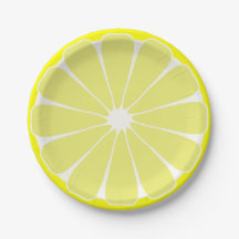Lemon Fruit Summer Party Picnic Paper Teller
